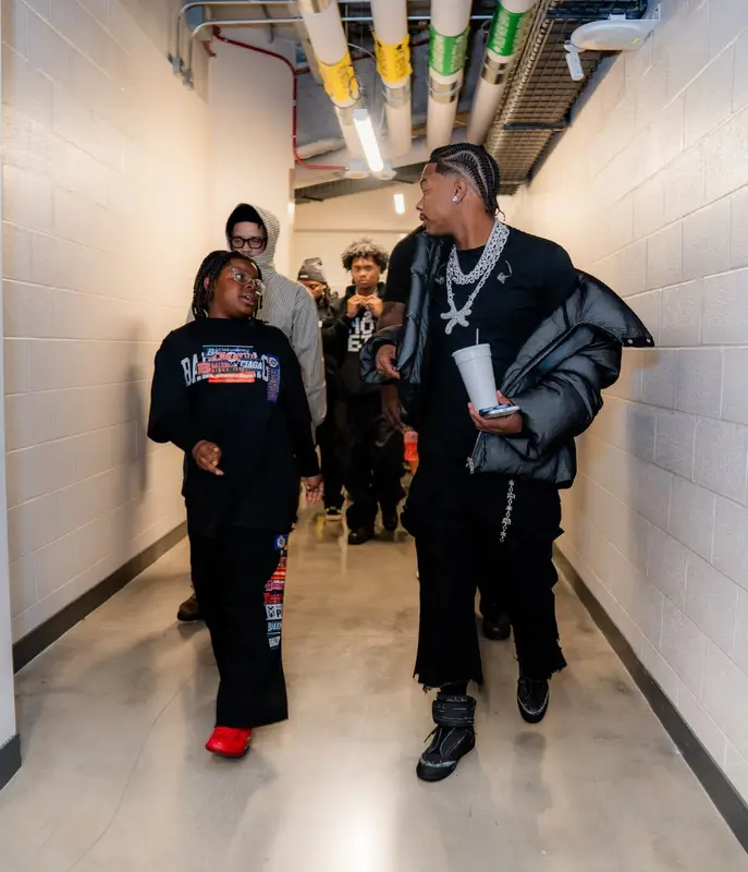 Lil Baby outfit in Rick Owens, Lil Baby Merch, and Maison Margiela, 2026