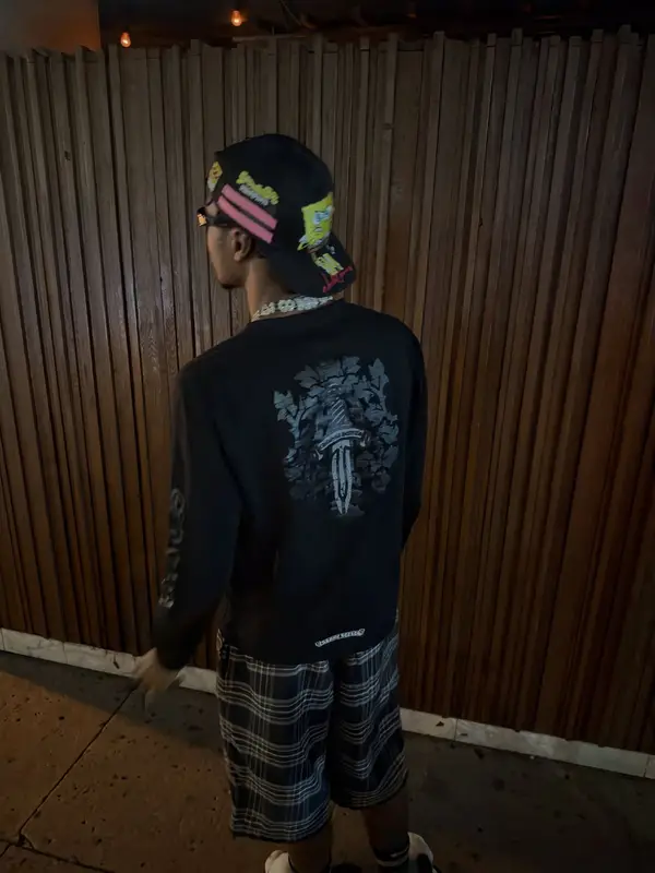 Lil Tjay outfit in Chrome Hearts, Supreme, and Jeff Hamilton, 2026