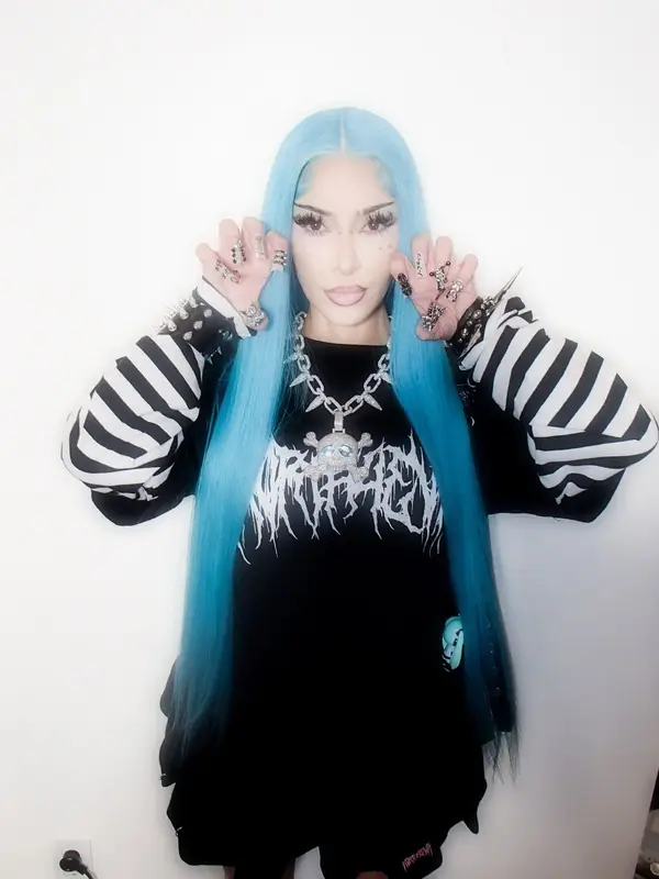 Kim Kardashian outfit in Rick Owens, Balenciaga, and Chrome Hearts, 2026
