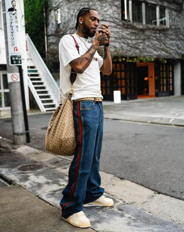 Key Glock outfit in Gucci, Richard Mille, and Chrome Hearts, 2026