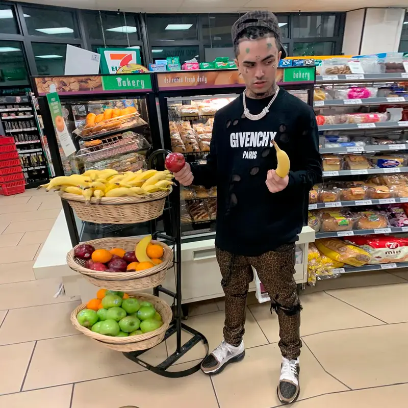 Lil Pump outfit in Givenchy, Amiri, and Fendi, 2019