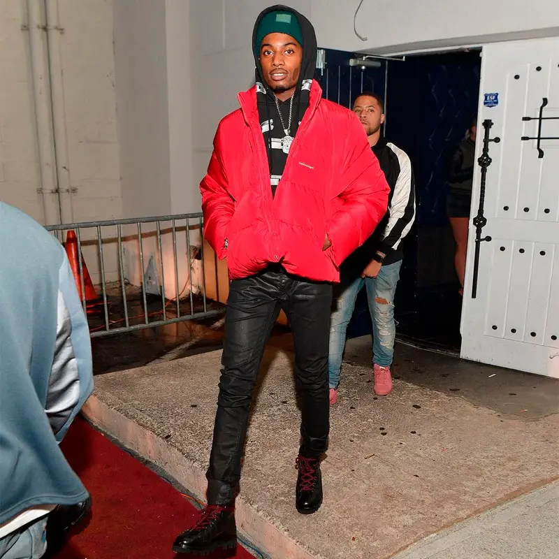Playboi Carti outfit in Balenciaga, Public Housing, and Acne Studios, 2019