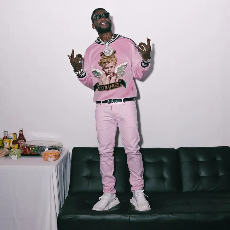 Gucci Mane outfit in Dolce & Gabbana and Dsquared2, 2019