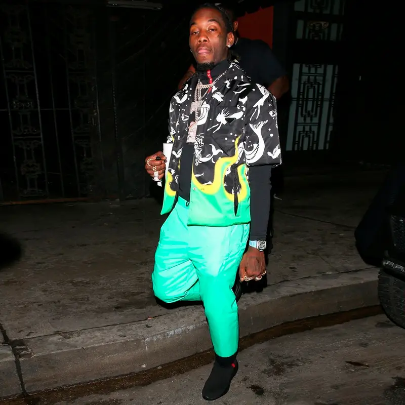Offset outfit in Prada, 2019