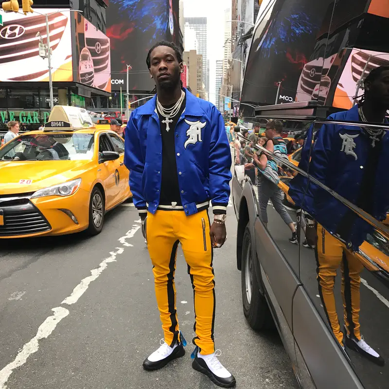 Offset outfit in Fear of God and Gucci, 2018