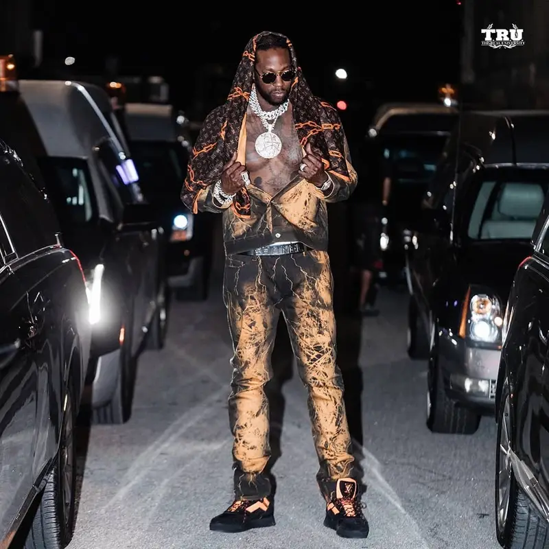 2 Chainz outfit in Marc Jacques Burton, Chanel, and Louis Vuitton, 2019