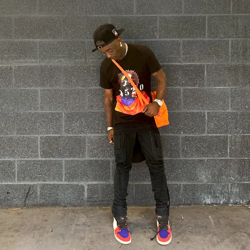 Lil Uzi Vert outfit in Givenchy, Just Don, and Louis Vuitton, 2019