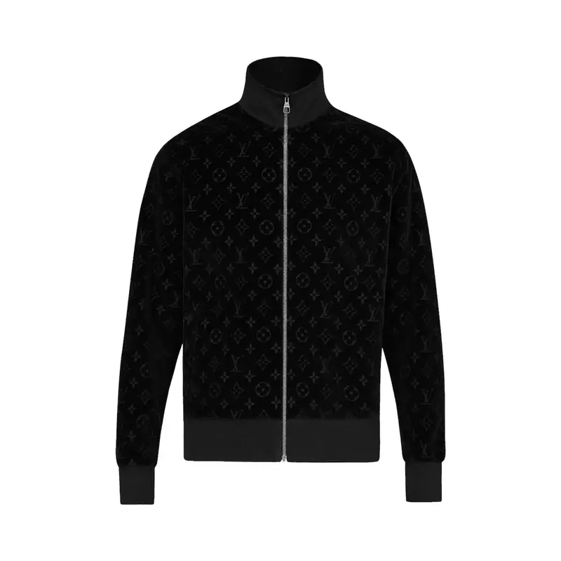 W2C Louis Vuitton Velour Monogram Track Jacket in Black : r/DHgate