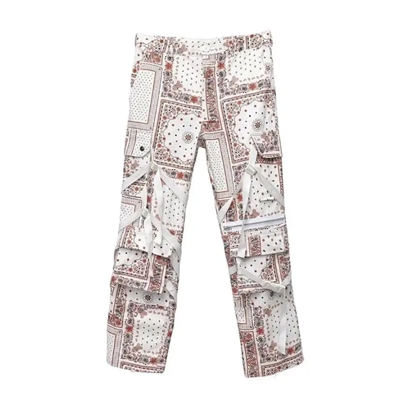 Rogic Paisley Pants White | WHAT'S ON 