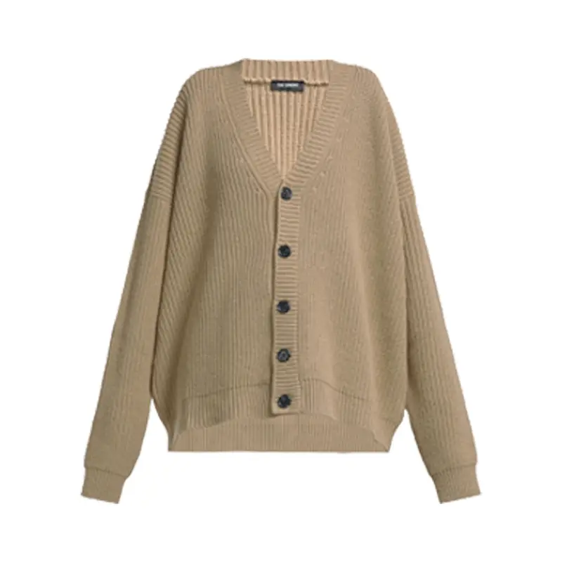 Raf Simons Logo-Patch Wool Cardigan 