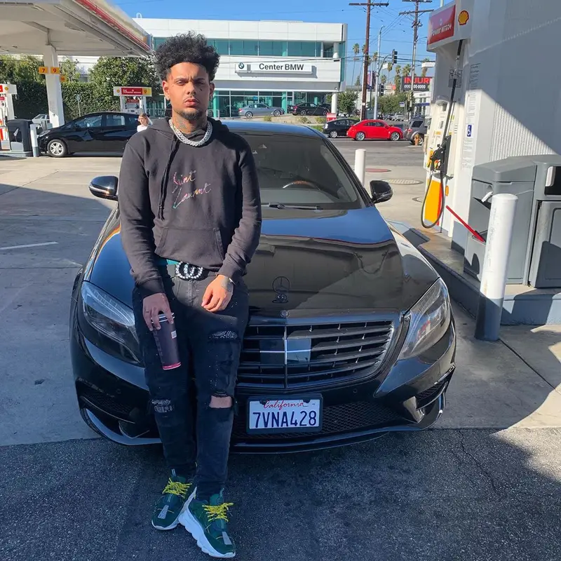 Smokepurpp outfit in Saint Laurent, Gucci, and Zara, 2019