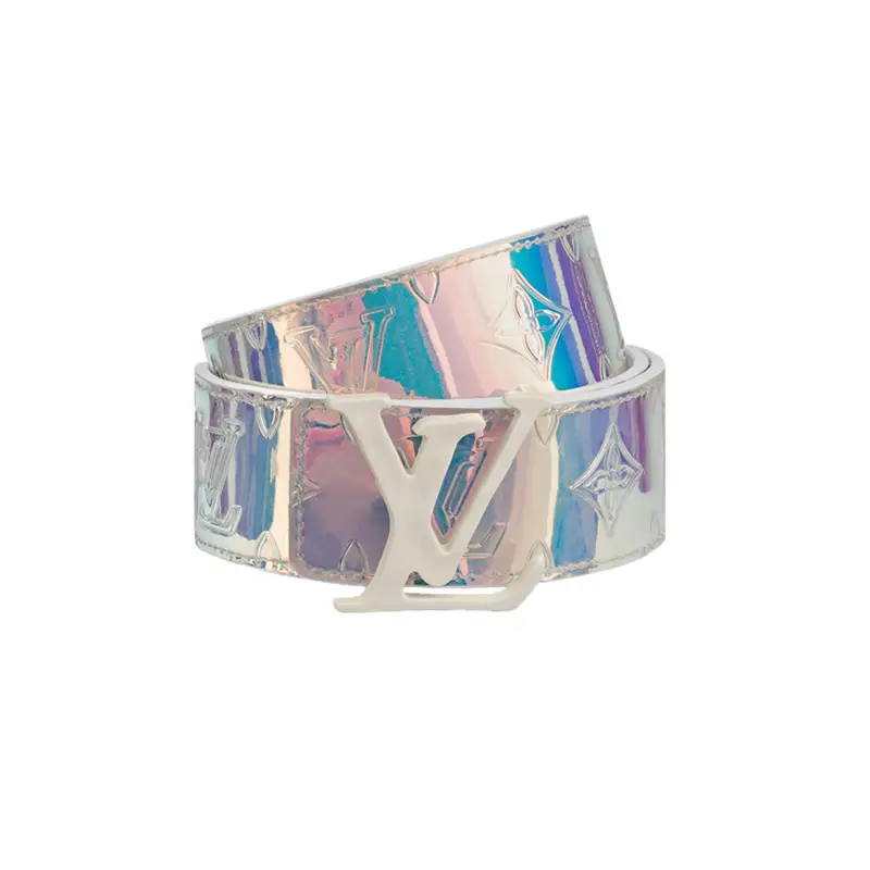 louis vuitton chrome belt