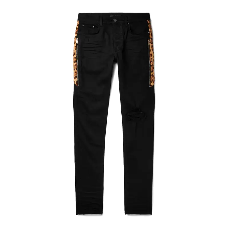 Amiri Skinny Hair-Trimmed Jeans $1050