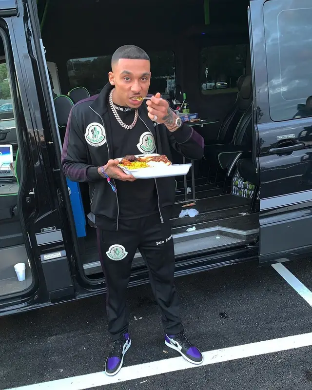Fredo outfit in Nike, 2019