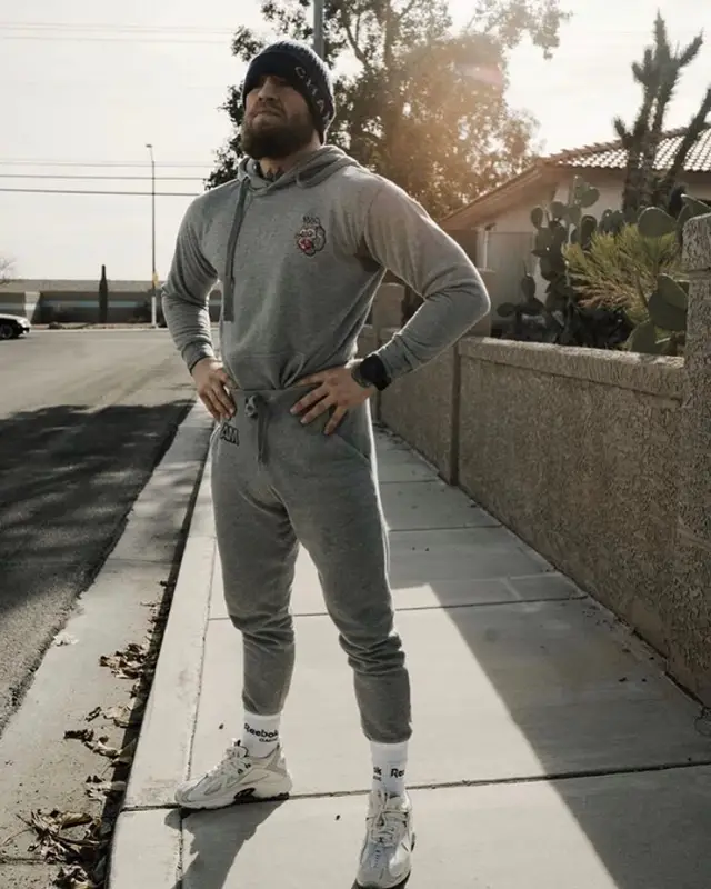 Conor McGregor outfit in August McGregor and Reebok, 2020