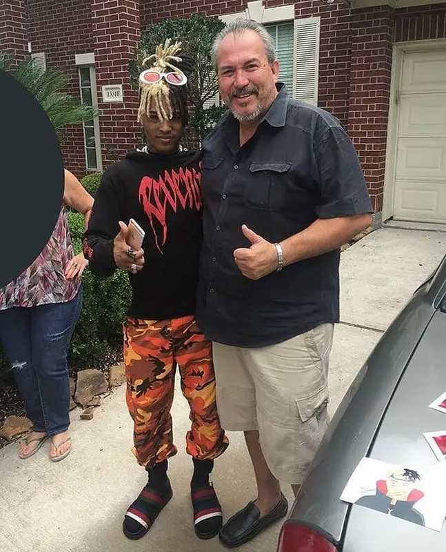 XXXTentacion outfit in REVENGE, Rothco, and Clouted Up, 2018