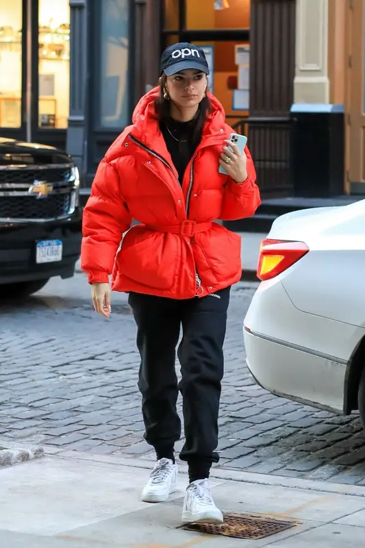 Emily Ratajkowski outfit in IENKI IENKI, Livincool, and Opn, 2020