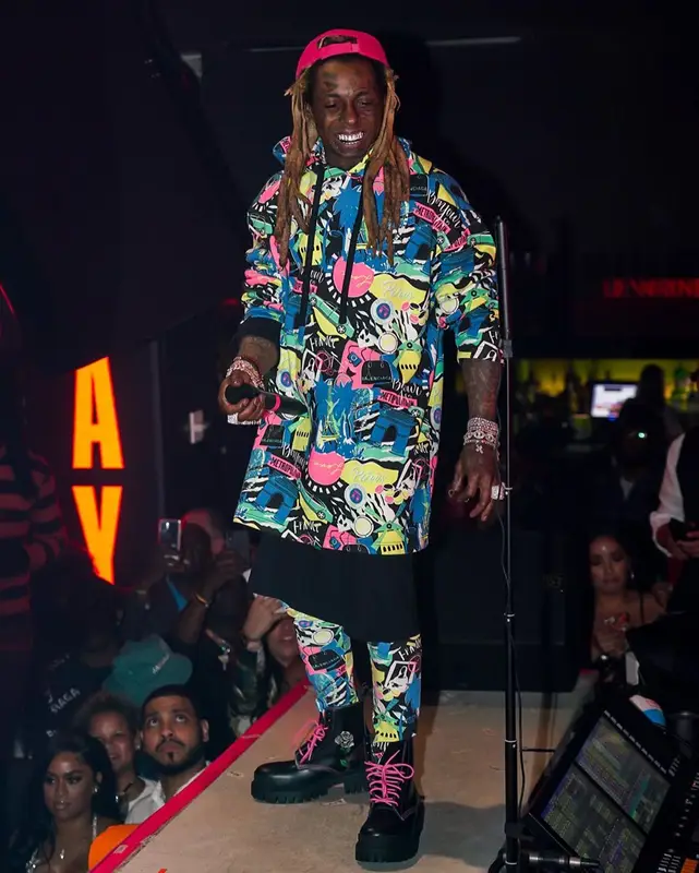 Lil Wayne outfit in Balenciaga, 2020