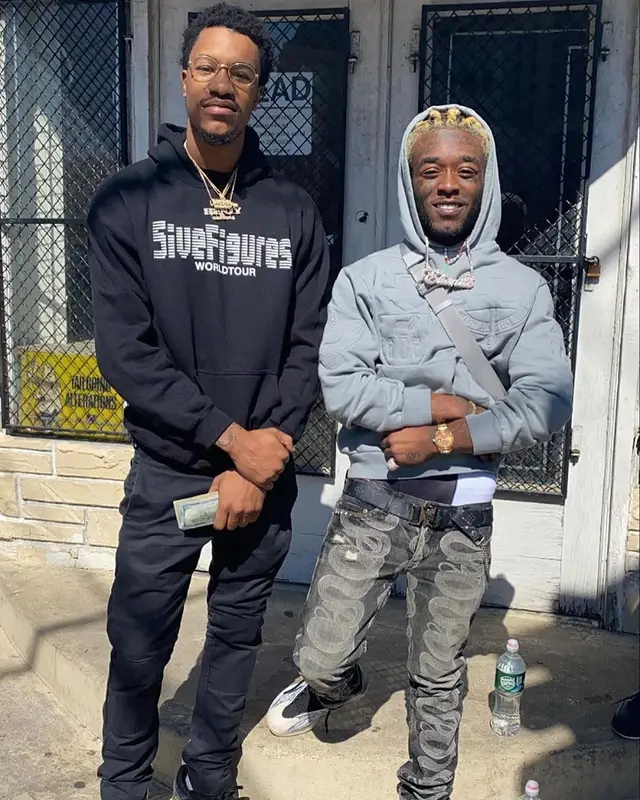 Lil Uzi Vert outfit in Louis Vuitton, Adidas, and Hysteric Glamour, 2020