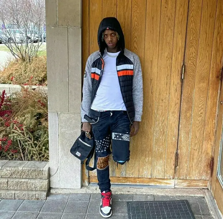 Famous Dex outfit in Superdry, Amiri, and Nike, 2020