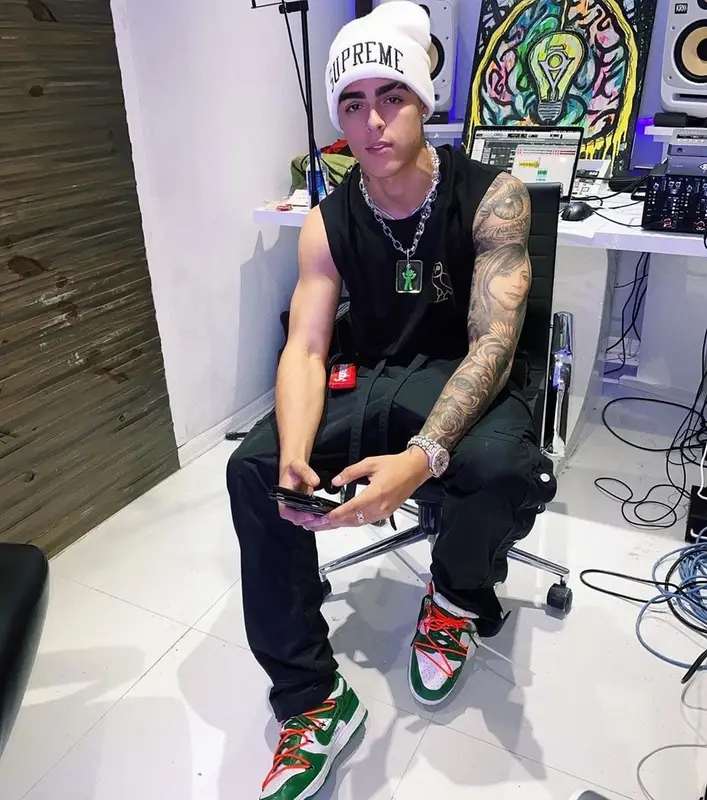 Lunay outfit in OVO, Fear of God, and Supreme, 2020
