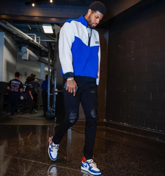 Paul George outfit in Amiri, Union Los Angeles, and Givenchy, 2020