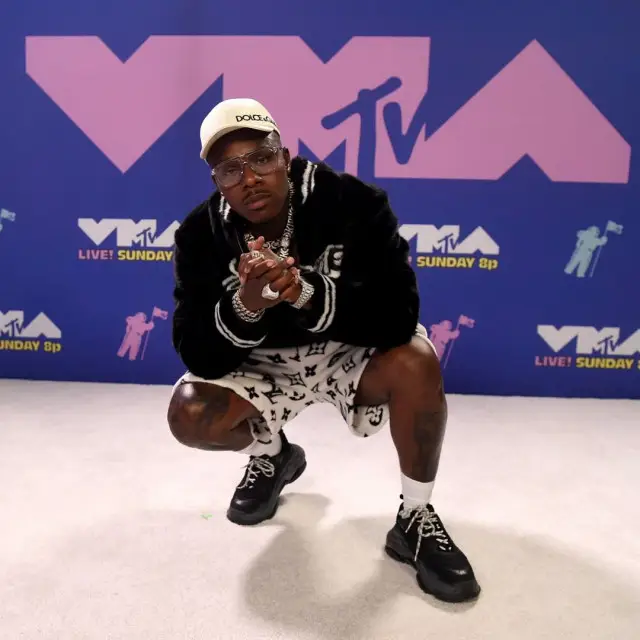 DaBaby outfit in Supreme, Vandy, and Dolce & Gabbana, 2020