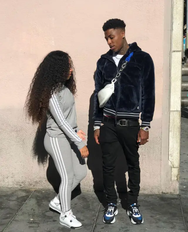 NBA YoungBoy outfit in Madison Supply, Balenciaga, and Saint Laurent, 2020