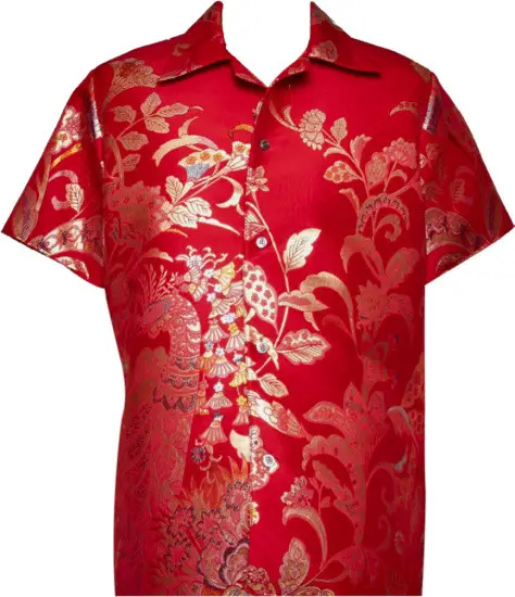 Maison Margiela Embroidered Oriental Shirt $1410