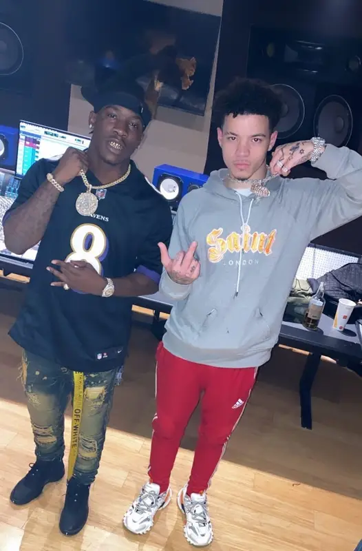 Lil Mosey outfit in Saint London, Adidas, and Balenciaga, 2020