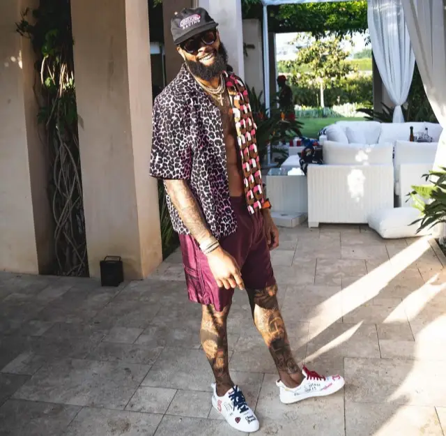 Odell Beckham Jr outfit in Prada, Chanel, and Rhude, 2019