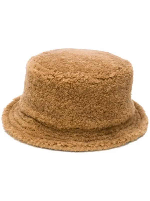 chanel fuzzy bucket hat