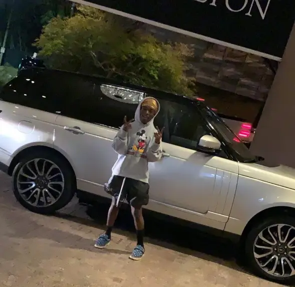 Lil Uzi Vert outfit in Disney, Rick Owens, and Gucci, 2020