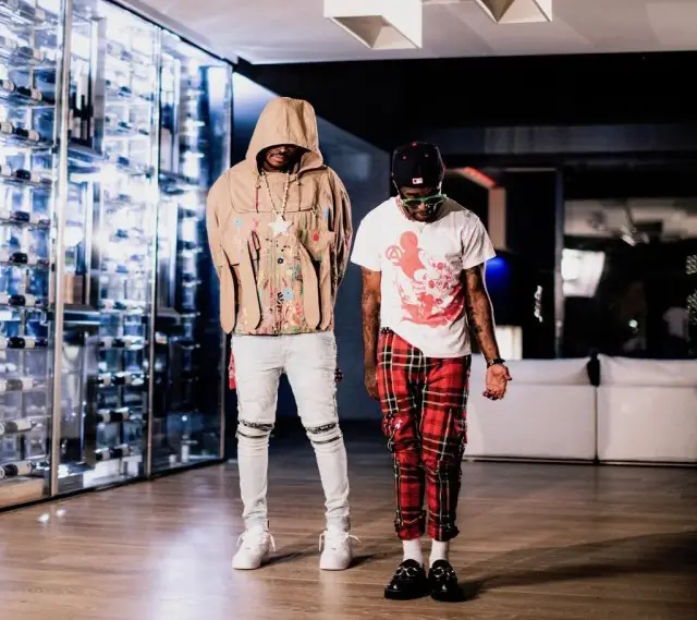 Future outfit in Louis Vuitton, Amiri, and Nike, 2020