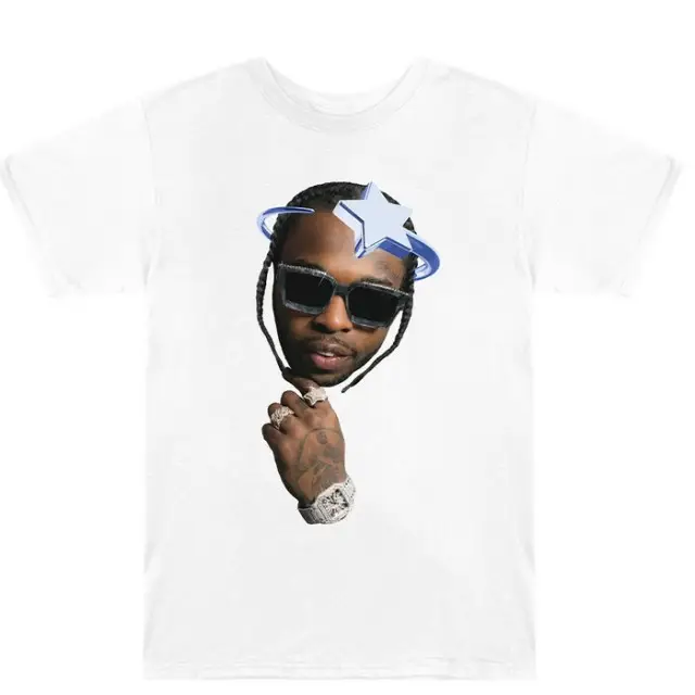 Vlone Print T-Shirt $157