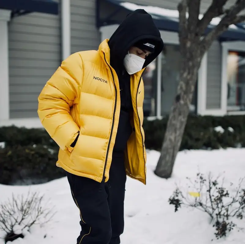 Ozuna outfit in Nike, Timberland, and Drake Merch, 2020