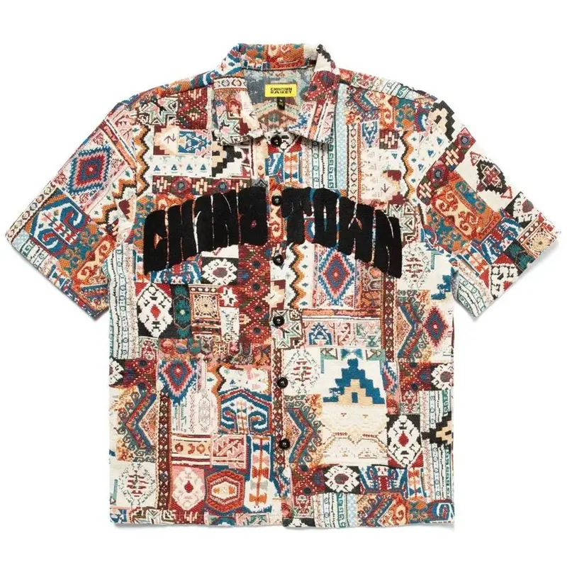Market Patchwork Button Up Shirt | WHAT'S ON THE STAR?
