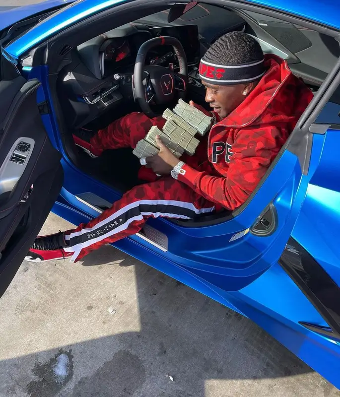 Bankroll Freddie outfit in Jordan and Bape, 2020