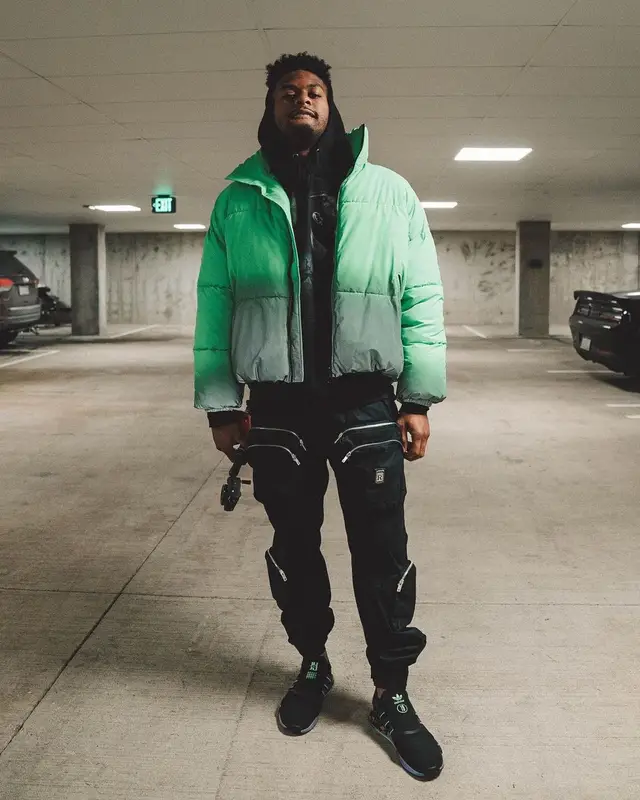 JuJu outfit in Zara, Represent, and Adidas, 2020