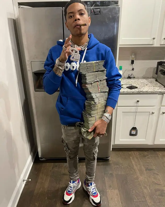 Lil Migo outfit in Cookies, Dior, and Gucci, 2020