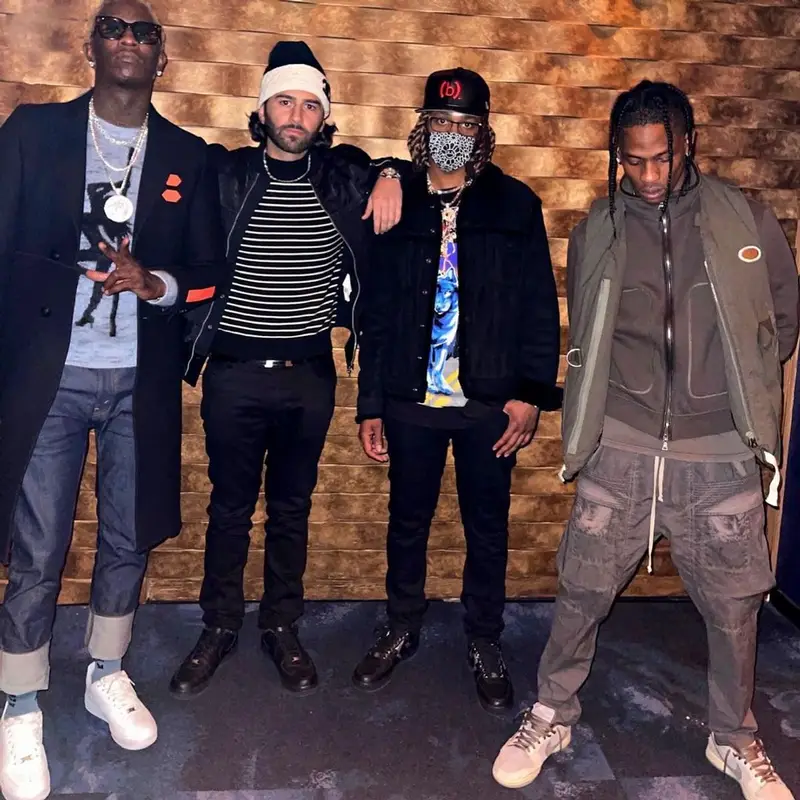 Metro Boomin outfit in Big Sean, Chrome Hearts, and Bstroy, 2020