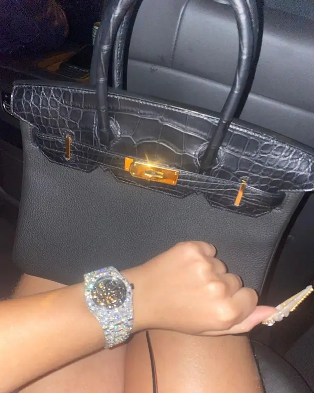 Latto outfit in Givenchy, Hermes, and Dior, 2020
