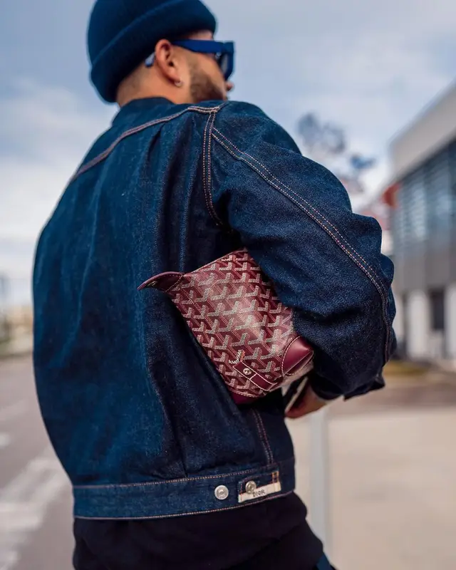 Memphis Depay outfit in Dior, Maison Margiela, and Louis Vuitton, 2020