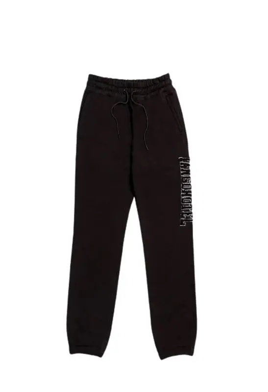 Tango Hotel Chenille  Black Sweatpants $75