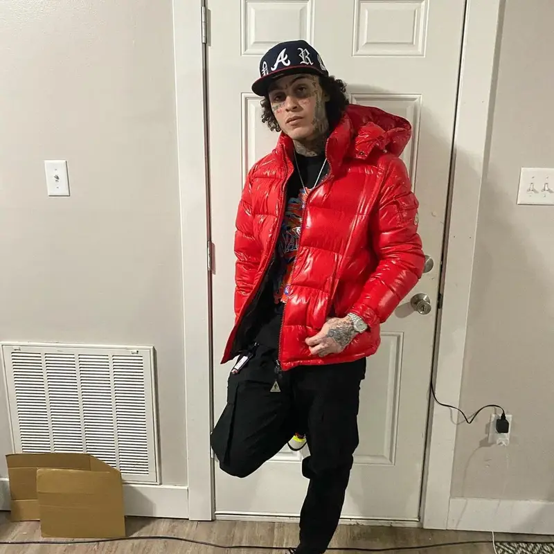 Lil Skies outfit in Moncler, Dior, and Gnarcotic, 2020