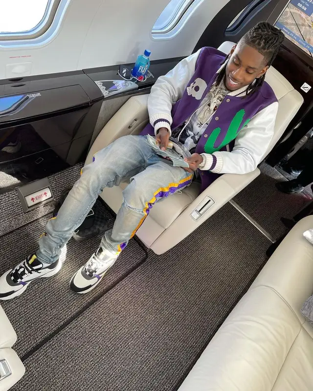 Polo G outfit in Palm Angels, Amiri, and Dior, 2020