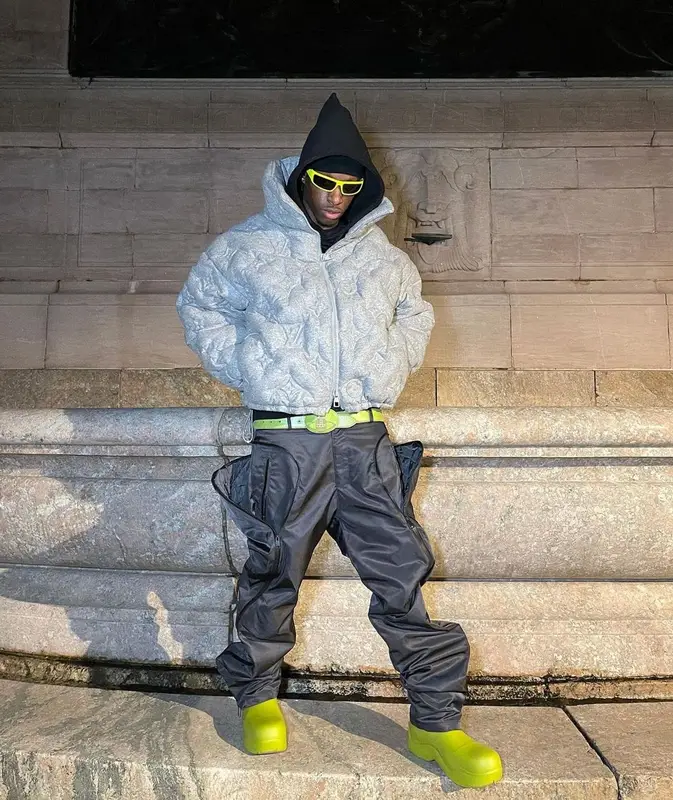 Bloody Osiris outfit in Louis Vuitton, Vivienne Westwood, and Balenciaga, 2021