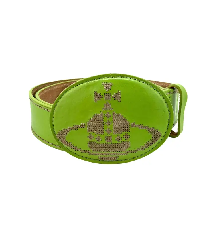 Vivienne Westwood Woven Orb Belt $240