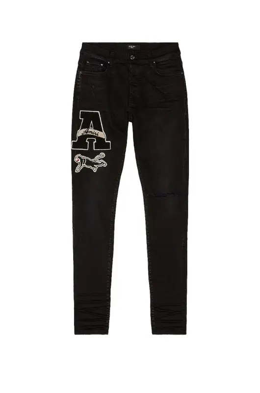 amiri varsity jeans