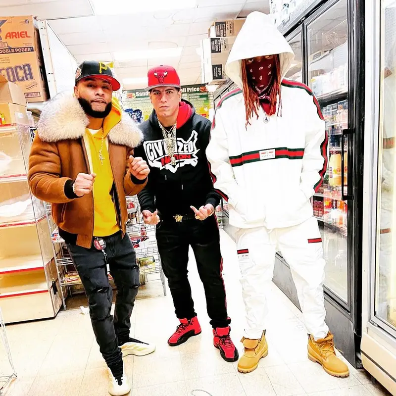 Fetty Wap outfit in Gucci and Timberland, 2021